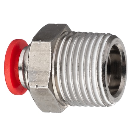 Push To Connect Fitting- PBT-Male Straight-12mm Tube OD X 1/4 MBSPT